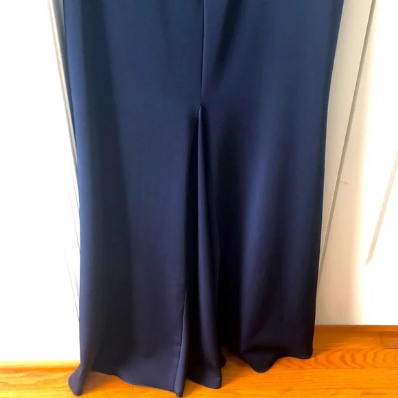 Navy Blue, Long formal,  evening, wedding dress - Picture 5 of 5